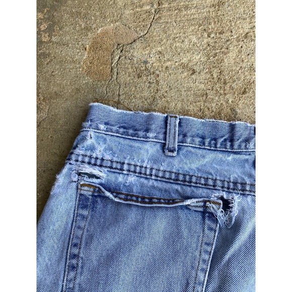 Vintage 90’s LL Bean Distressed Stained Jeans - Picture 11 of 16